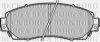 BORG & BECK BBP2204 Brake Pad Set, disc brake